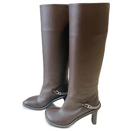 Stella Mc Cartney Stivali Stella McCartney Ryder Marrone Scuro Pelle Vegana