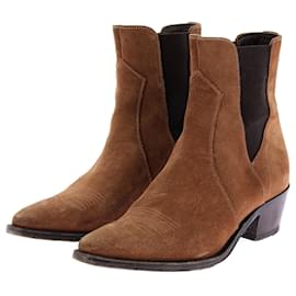 CELINE Stiefeletten T.EU 37 Wildleder - Céline