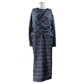 Henrik Vibskov Hazi Kleid Grau Karo
