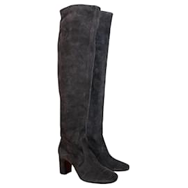 Botas Rouje Violetta de ante marrón