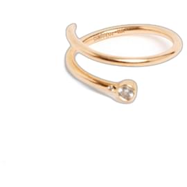 Shiffon Ring TU verstellbar Duet Pinky 18K Gold und Diamant Ring OS verstellbar - Autre Marque