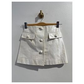 FALDA CHRISTIAN DIOR T.International XS Cuero