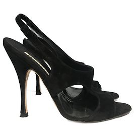 Sandali MANOLO BLAHNIK T.EU 37.5 in suede