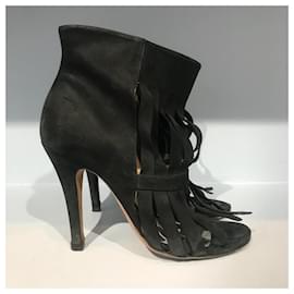 MAISON MARTIN MARGIELA Botas de tobillo T.EU 37 Ante