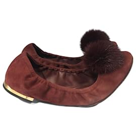 Ballerine LOUIS VUITTON T.EU 38 Camoscio - Louis Vuitton