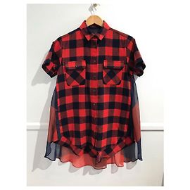 SACAI Tops T.International S Cotton
