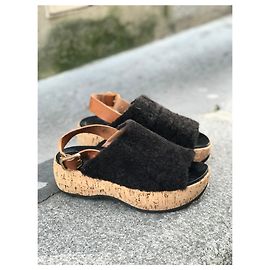 MARNI Mules e zoccoli T.EU 38 Pelle