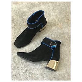 Botas de tobillo LANVIN T.EU 37.5 Ante