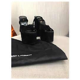 Sandali SAINT LAURENT T.EU 39.5 Camoscio