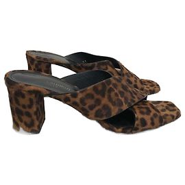 Sandali SAINT LAURENT T.EU 38 Pelle di vitello stile pony