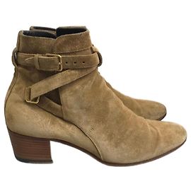SAINT LAURENT Stivaletti T.EU 36.5 Camoscio