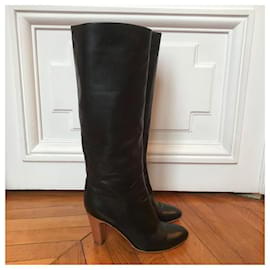 Stivali SERGIO ROSSI T.EU 37.5 Pelle