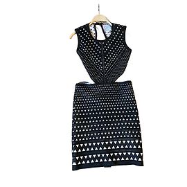 HERVE LEGER Kleid T.International M Viskose