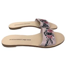 ALEXANDER MCQUEEN Mules e zoccoli T.EU 38.5 Pelle