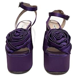 Sandali MIU MIU T.EU 37.5 Tessuto