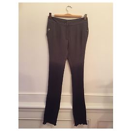Pantalones BURBERRY T.FR 36 Seda