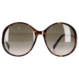 Runde übergroße Sonnenbrille von Givenchy aus braunem Acetat