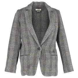 Charly Herringbone Blazer aus grauer Wolle von Isabel Marant Étoile