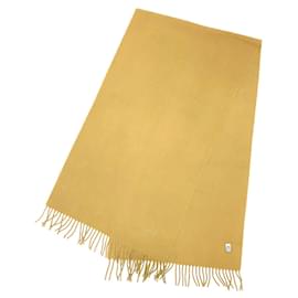 Stola in cashmere Gucci in giallo beige