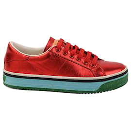 Marc Jacobs Empire Sneakers aus rotem Leder