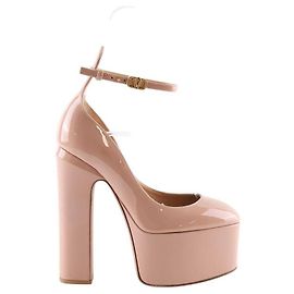 Valentino Beige Lacklederabsätze