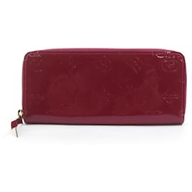 Lange Brieftasche aus magentafarbenem Monogramm-Leder von Louis Vuitton
