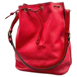 Borsa Louis Vuitton Noe Rossa in Pelle