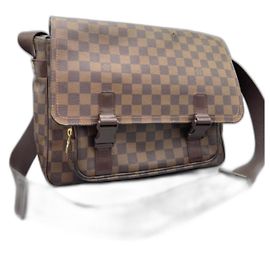 Louis Vuitton Damier Mervil Tasche Braun Leder
