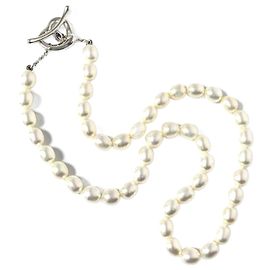 Tiffany & Co Collana corta in perle Tiffany con pendente a cuore aperto in argento 925