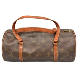 Louis Vuitton Papillon 30 Bolsa de mão em couro marrom