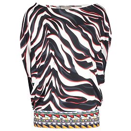 Top de estampado animal Emilio Pucci en viscosa multicolor