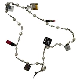 Collana Chanel con Perle e Charm Multicolore