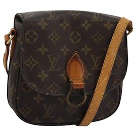 LOUIS VUITTON Monogram Saint Cloud MM Shoulder Bag M51243 LV Auth ep7237