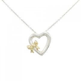 Tiffany & Co Collana Tiffany 925 750YG Cuore x Nastro