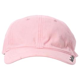 Baseballcap aus rosa Baumwolle mit Twill-Logo von Acne Studios