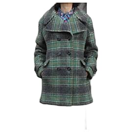 C & A Green Wool Mohair Coat - Autre Marque