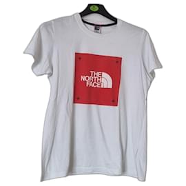 The North Face T-Shirt aus Baumwolle in Weiß mit kurzen Ärmeln