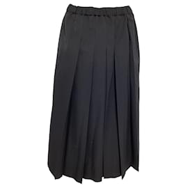 Comme Des Garcons Falda plisada Comme des Garçons en lana negra