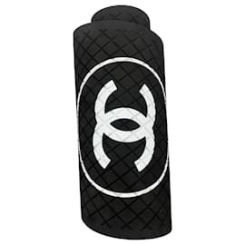 Chanel yoga mat black with CC logo