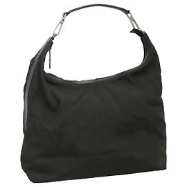 Borsa a Spalla GUCCI in Tela Khaki Auth ti2779