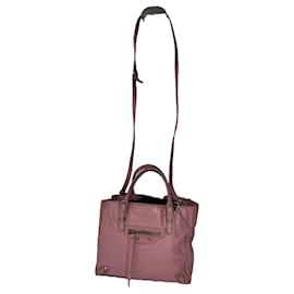 Balenciaga City Pink Leather Handbag
