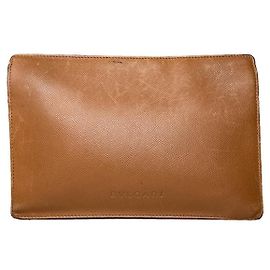 Bulgari Clutch in pelle marrone Serpenti di Bvlgari