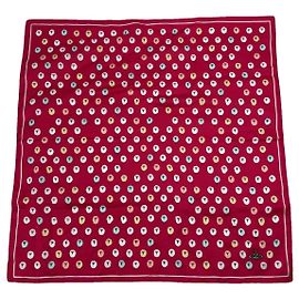 Sciarpa di seta rossa Vivienne Westwood