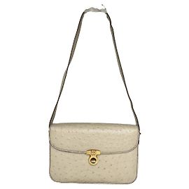 Borsa a mano in pelle beige Balenciaga City