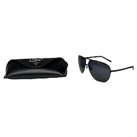 Occhiali da sole in metallo nero Jil Sander
