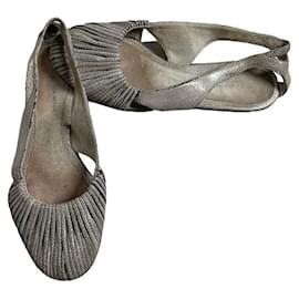 Ballerine in pelle beige Dries Van Noten