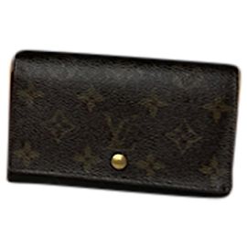 Louis Vuitton Juliette Geldbörse aus braunem Leder