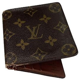 Bolso de cuero marrón Louis Vuitton