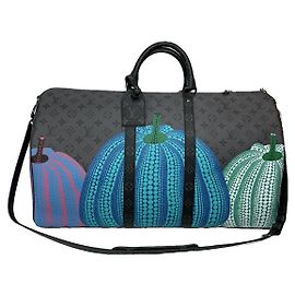 Borsa da viaggio in pelle multicolore Louis Vuitton x Yayoi Kusama