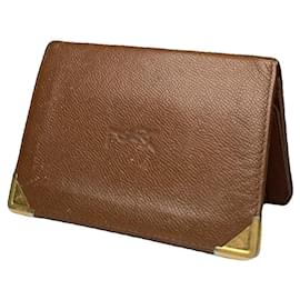 Pochette en cuir marron Yves Saint Laurent